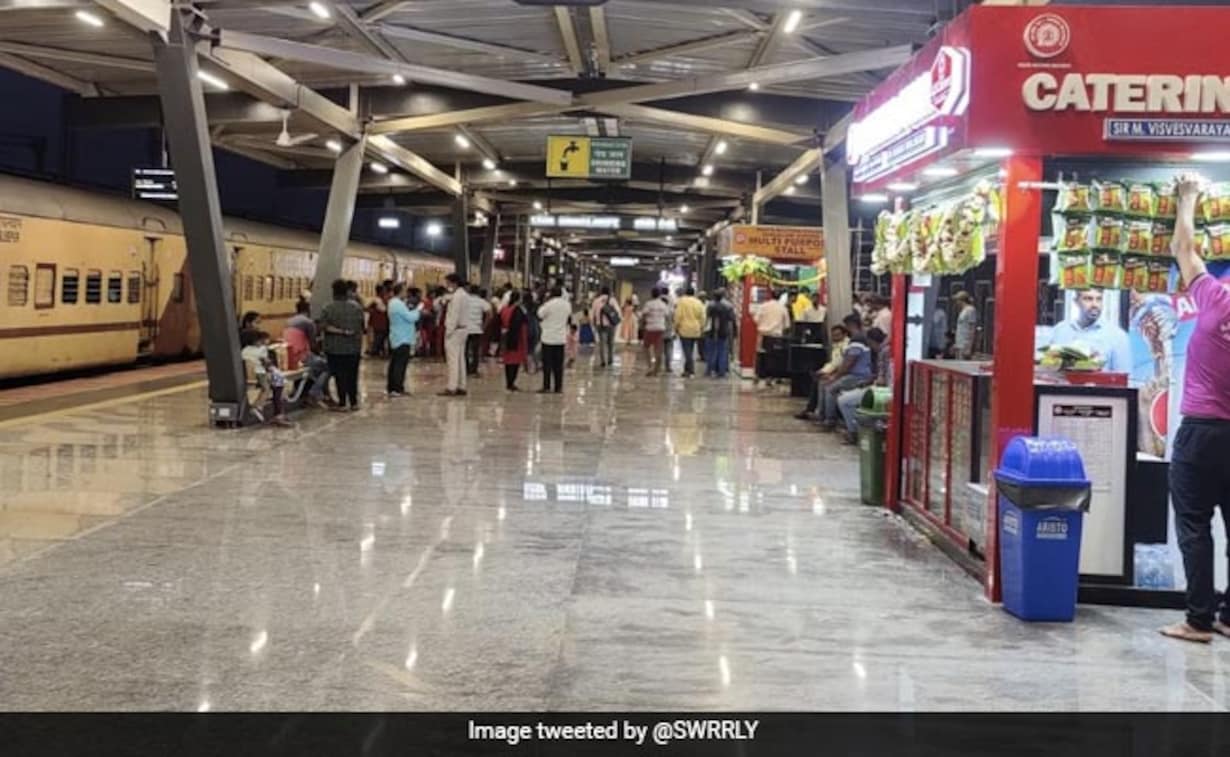 M Visvesvaraya Railway Terminal; bengaluru railway station; Airport Like Railway  station; luxury railway station Bengaluru
