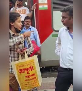 A Ticket Collector Suspended For Unruly Behaviour With A Woman Passenger In Bengaluru: Video Out 87 On Camera, Heated Exchange Between Bengaluru Ticket Checker, Woman Passenger