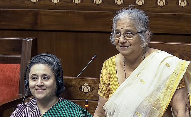 Sudha Murty's Maiden Rajya Sabha Speech Highlights Cervical Cancer Vaccination and Domestic Tourism 87 Sudha Murty:In Sudha Murty's First Rajya Sabha Speech, A Mention Of Cancer, Tourism
