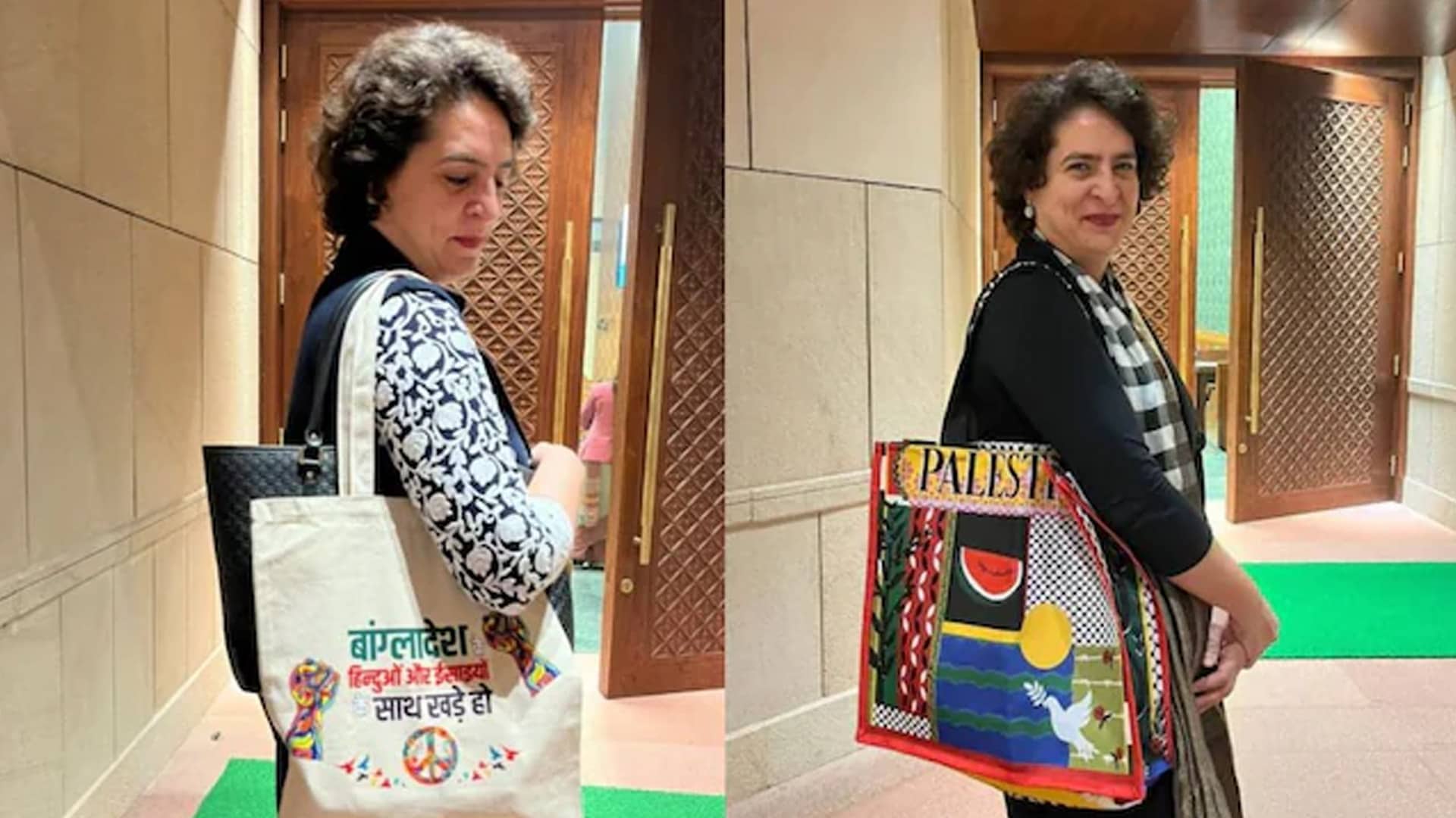 Priyanka Gandhi’s Tote Bags And The Politics Of Fashion In Indian Leadership 93 Priyanka Gandhi Doubles Down With 'Bangladesh' Bag, After 'Palestine' Row