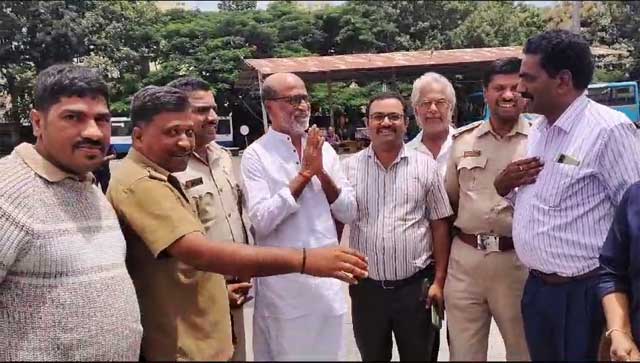 Rajinikanth Nostalgic At Bengaluru Bus Depot, A Place Of His Past Work 90 Rajinikanth