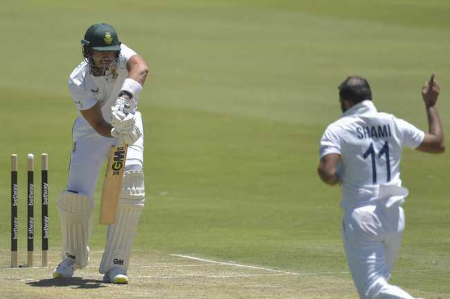Ind knocked SA down in the Boxing Day affair 87 Mohammed Shami bagged five wickets to rip through South Africa's top order and also register his 200th Test wicket
