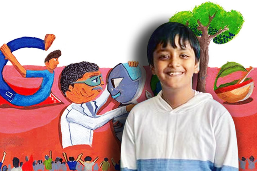 Kolkata's Shlok Mukherjee Wins Doodle For Google 2022 India 87 Shlok Mukherjee