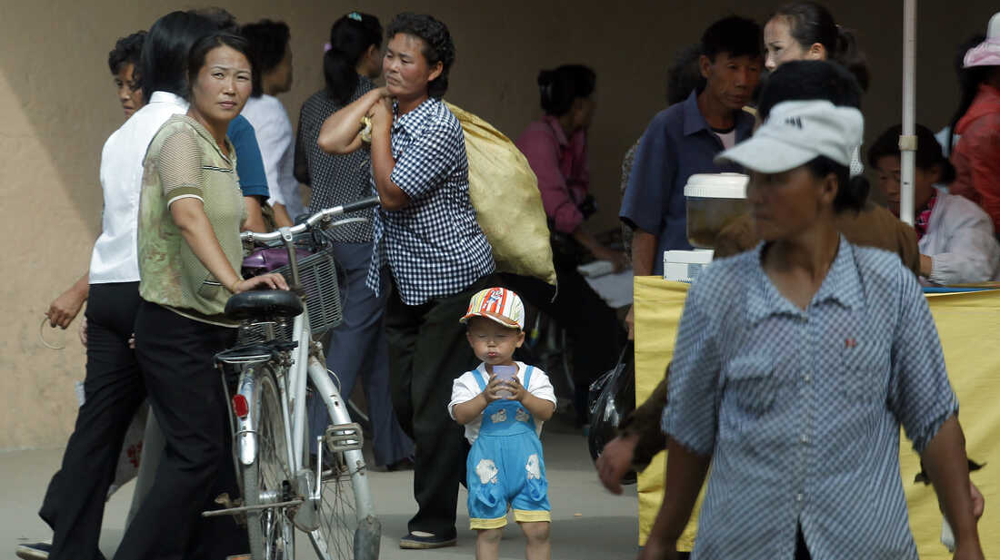 Women Urged To Bear More Babies In North Korea On International Women's Day 92 Out Of Desperation, North Korean Women Become Breadwinners : NPR