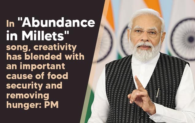 2024 Grammys | Is The Indian Prime Minister Bringing It Home? 87 In "Abundance in Millets" song, creativity has blended with an important cause of food security and removing hunger: PM