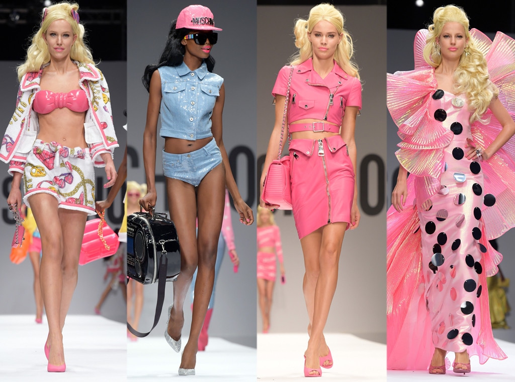 Barbie Through Ages, From Inception To Today 99 The Moschino Show Was a Barbie-Themed Dream World - E! Online