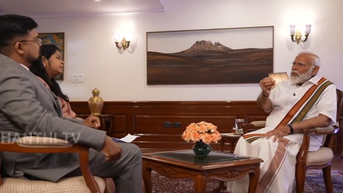 Arambikkalama: PM Modi’s Campaign in Tamil Nadu 88 Modi Interview To Thanthi TV: From Sengol, Electoral Bonds To ED & Parivarvad, 10 Things PM Said
