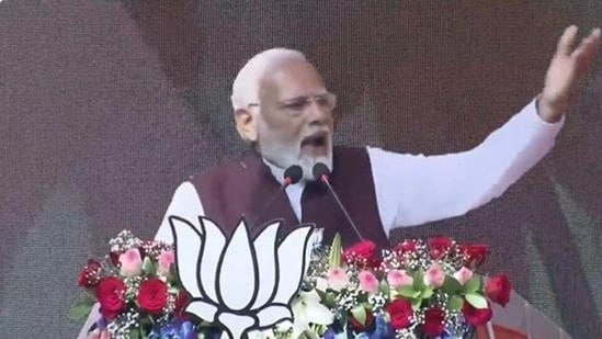 PM Modi Inaugurates The Shivamogga Airport: Lauds Yediyurappa's Speech 88 Not just an airport.." : Prime Minister Narendra Modi at Karnataka's Shivamogga | Bengaluru - Hindustan Times
