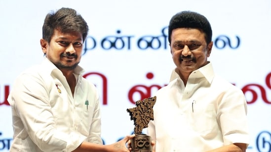 Amid Udhayanidhi Stalin's 'Sanatana' remarks row, father's podcast targets  BJP | Latest News India - Hindustan Times