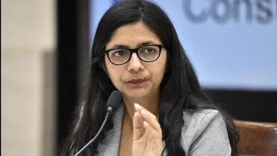 Man Who Urinated On A Woman Co-Passenger 'Resolves The Matter' : Wells Fargo Sack Him 88 DCW chief Swati Maliwal. (HT File Photo)
