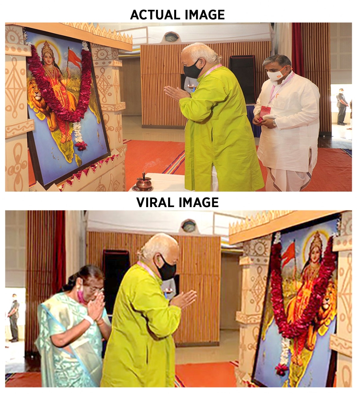 Morphed Image of Draupadi Murmu With Mohan Bhagwat Fake: Here's Why? 91 Pic 3 6