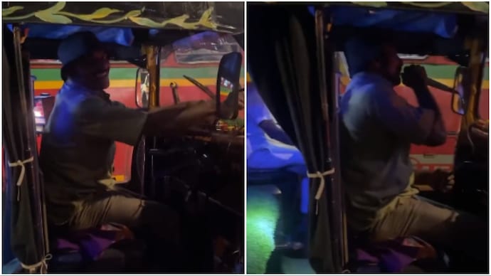 Mumbai Auto Driver's Traffic Jam Karaoke Wins Hearts Online 87 Watch: Mumbai auto driver's traffic jam karaoke is winning the Internet -