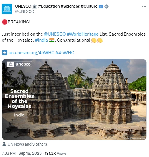 UNESCO Recognizes Karnataka's Hoysala Temples As World Heritage Sites 87 Hoysala Temple