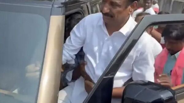 BRS MP Kotha Prabhakar Reddy stabbed while campaigning in poll-bound  Telangana, out of danger | 