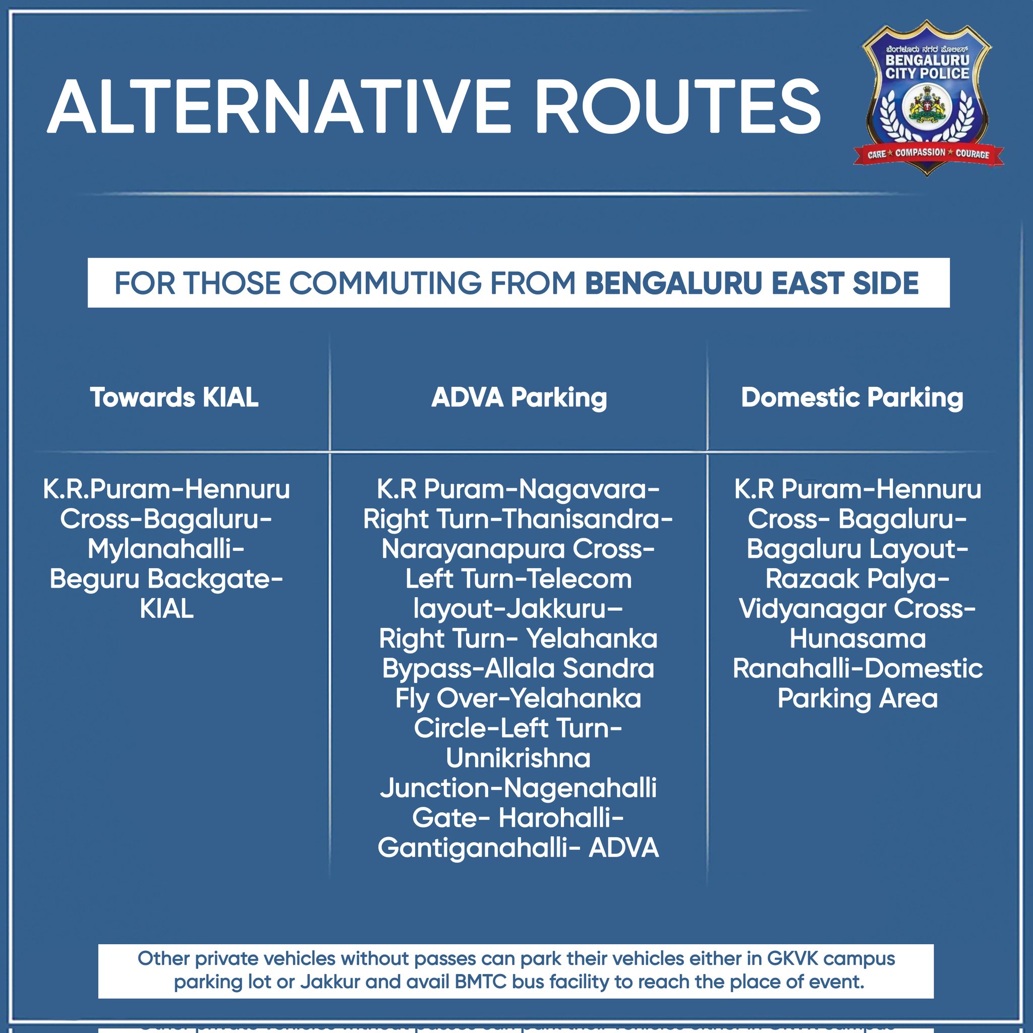 Bengaluru Police Issue Guidelines For Commuters Ahead Of The Aero India Show 94 Image