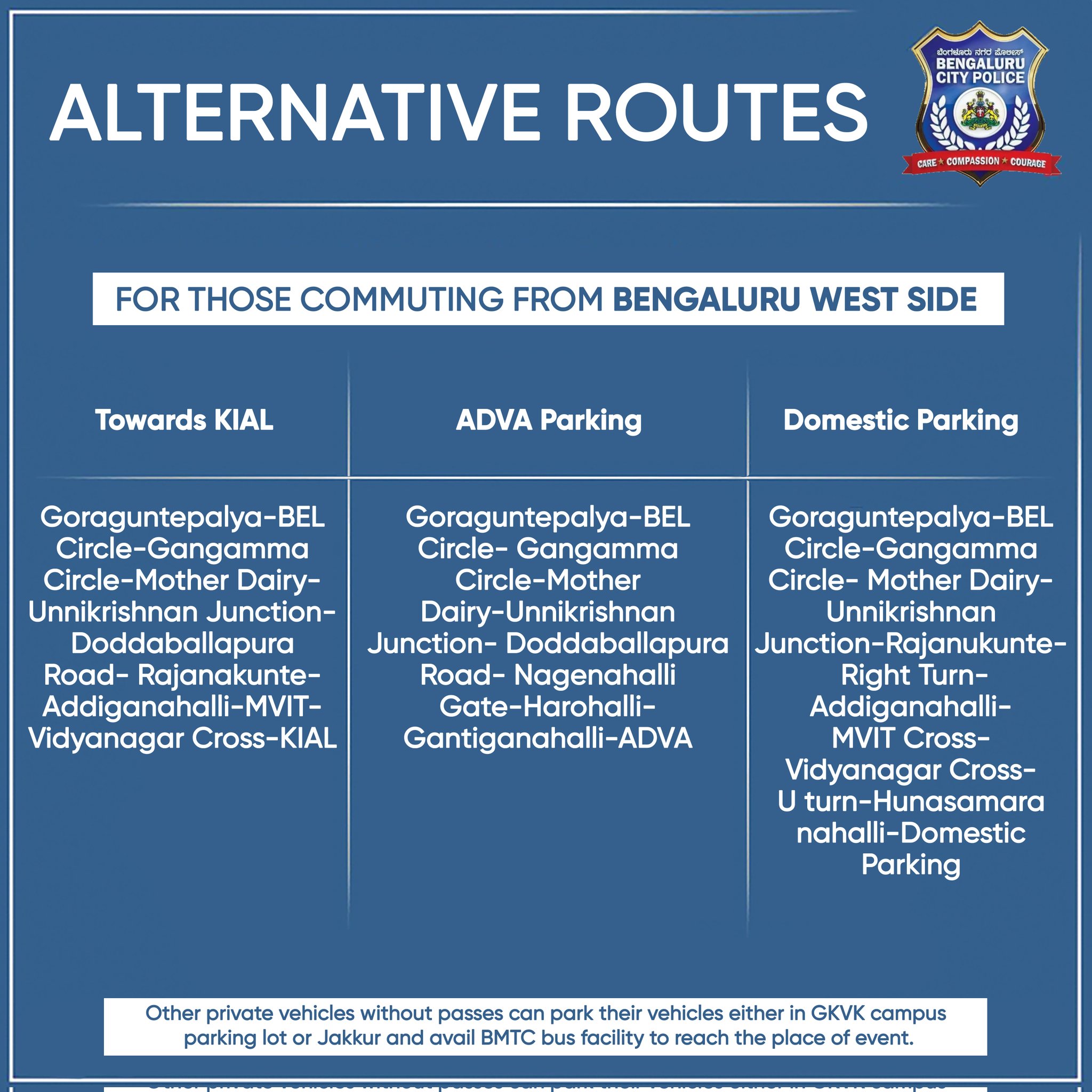 Bengaluru Police Issue Guidelines For Commuters Ahead Of The Aero India Show 95 Image