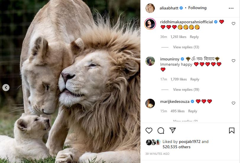 Alia Bhatt and Ranbir Kapoor announce pregnancy with special post