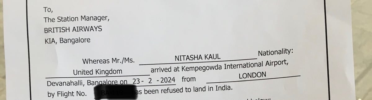 Why Was Prof. Nitasha Kaul Denied Entry To Bengaluru Conference? 88 NRI professor denied permission to attend conference in Bengaluru, deported