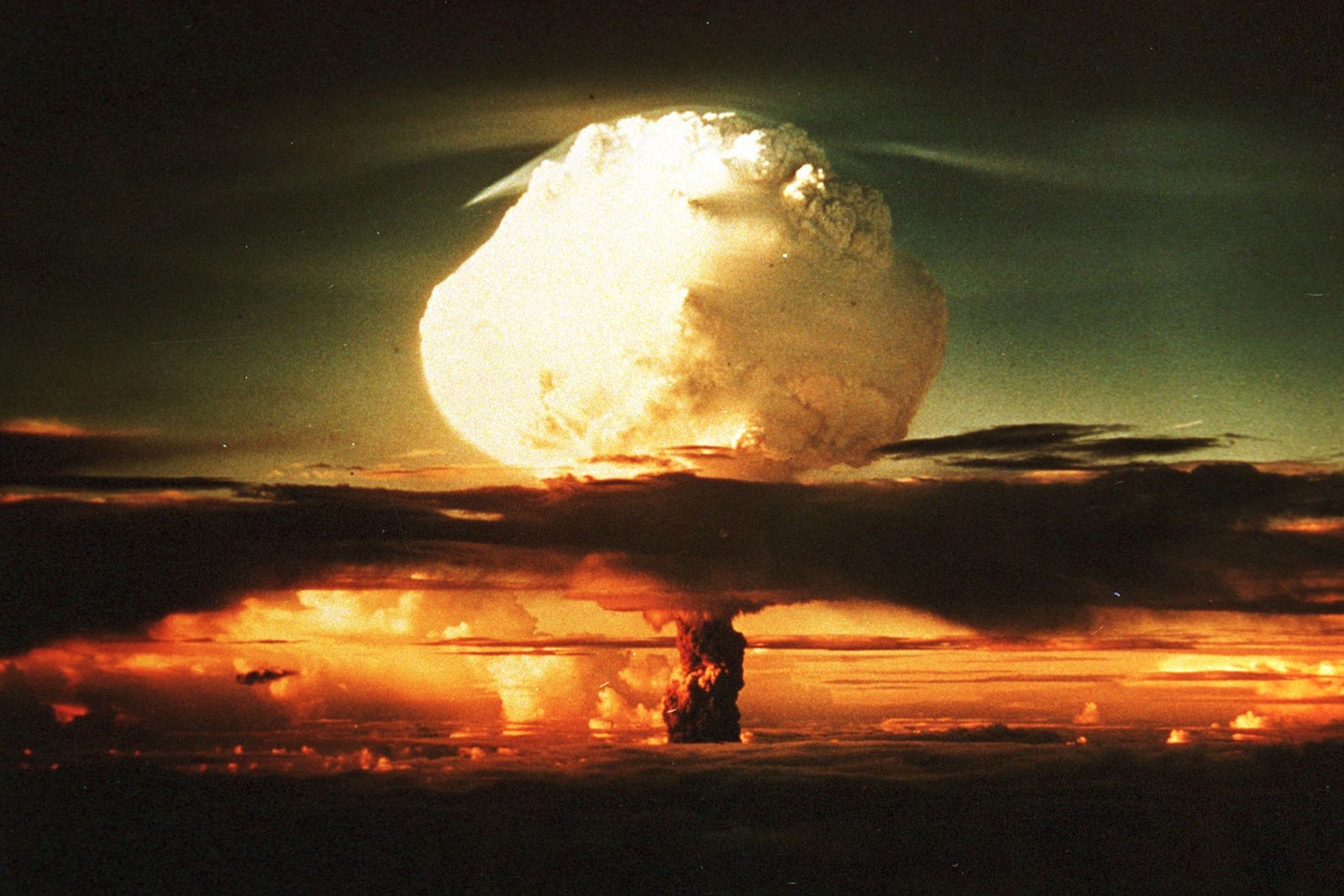 Lord Krishna to Appear in Christopher Nolan's Movie 'Oppenheimer'? 91 A photograph on display at The Bradbury Science Museum shows the first thermonuclear test on October 31 1952