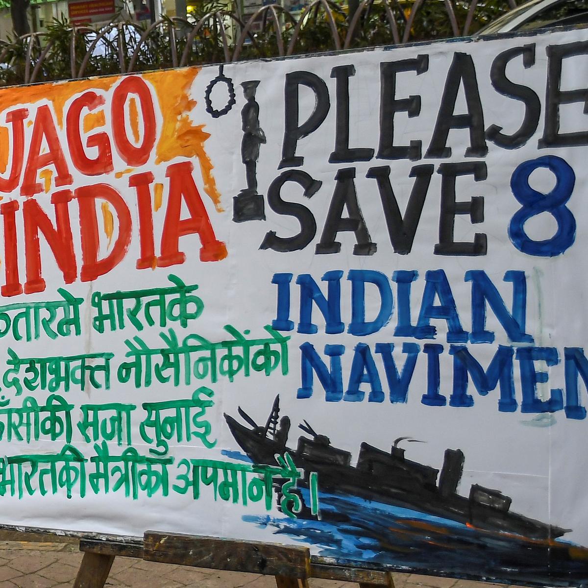 India files appeal against death penalty to 8 former Navy personnel in  Qatar - 