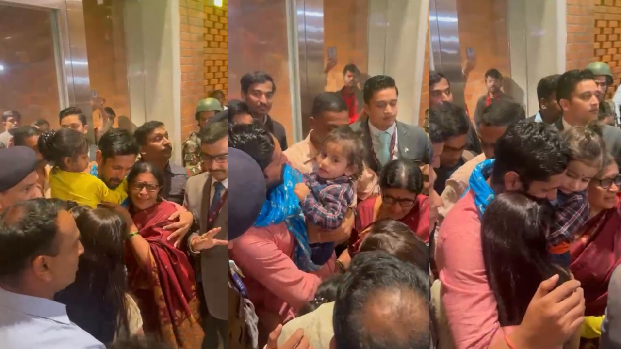 Arun Yogiraj Returns Bengaluru: Watch| Ram Lalla Sculptor Arun Yogiraj  Returns To Bengaluru; Here's What Happened Next | Bengaluru News, 