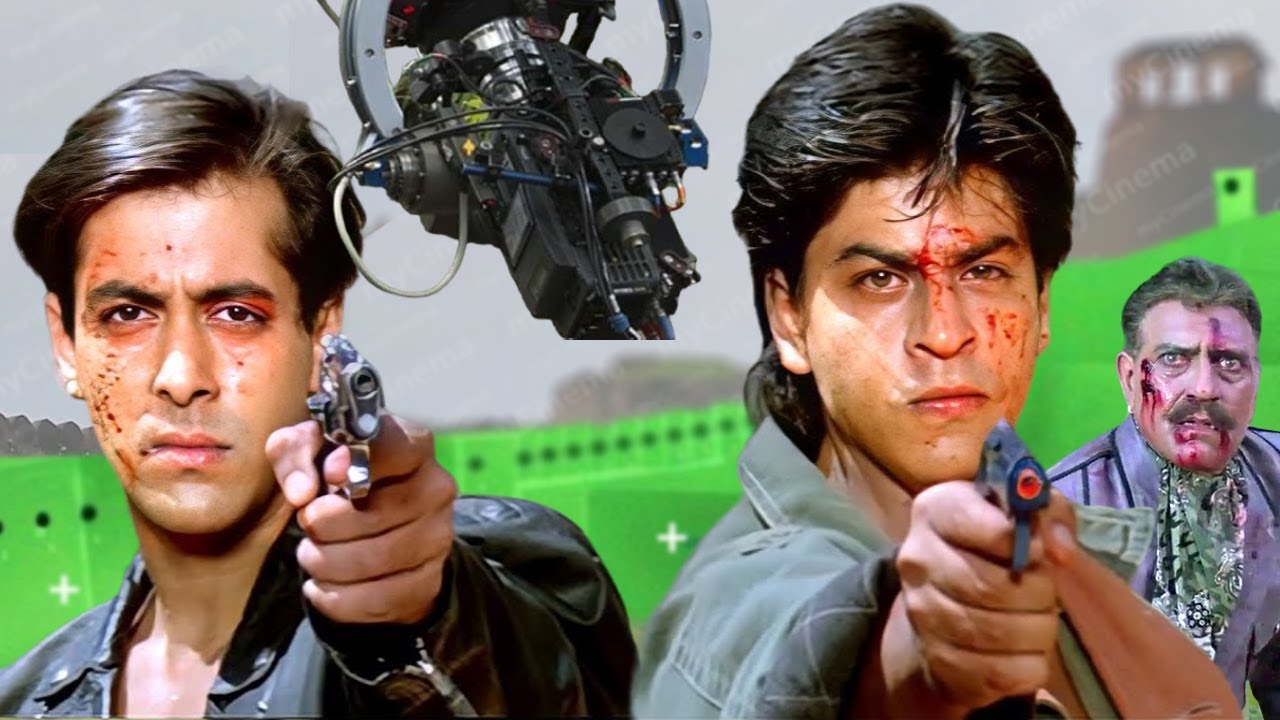 Exploring Memorable Brother Relationships in Hindi Films | Brother's Day Special 89 Karan Arjun Movie Behind the Scenes | Shahrukh Khan Karan Arjun Movie Shooting | Salman Khan - YouTube