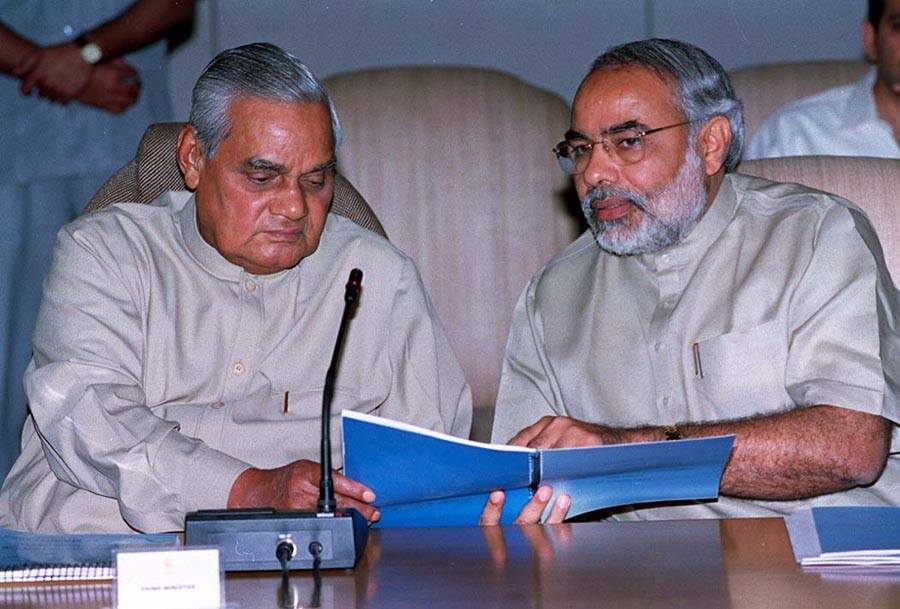 The Modi Documentary : Mildly Biased Yet Seemingly Objective Portrayal Of The Tragedy 88 File:Narendra Modi and Atal Bihari Vajpayee on March 27, 2002.jpg - Wikimedia Commons
