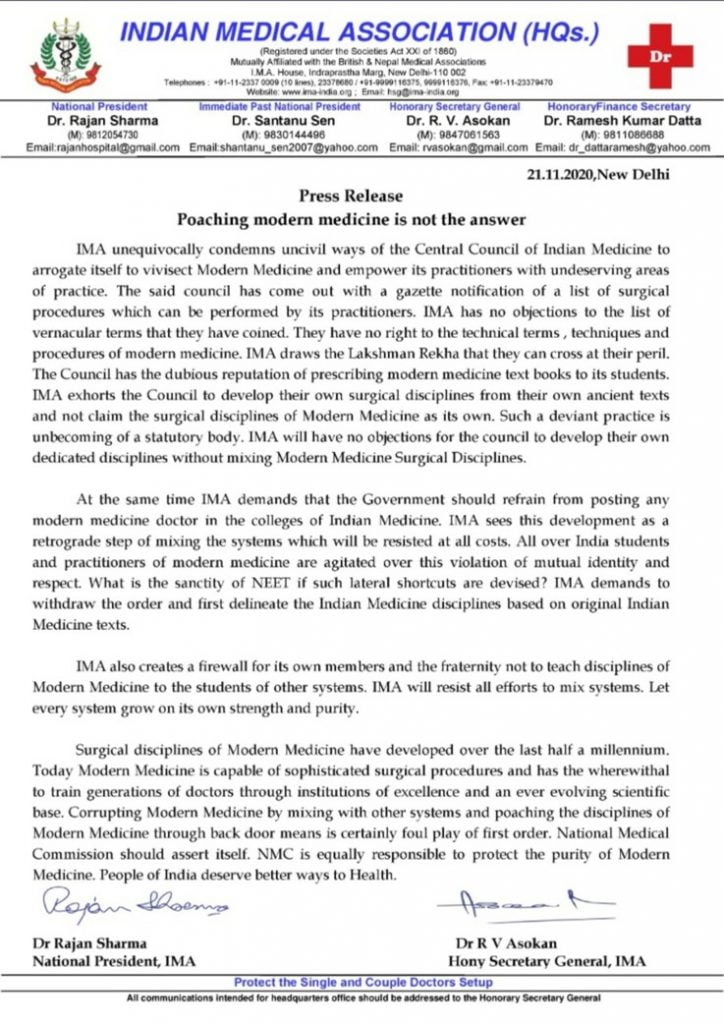 The Central Council of Indian Medicine Receives Backlash 87 Picture2