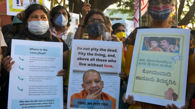UP: Interfaith Couples Face Challenges Amidst Legal Battlegrounds 87 India police stop interfaith marriage citing 'love jihad' law | Islamophobia News |