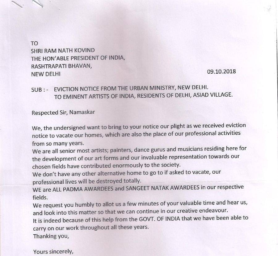 newslaundry 2020 11 fd47dcc4 eaa2 4858 8968 1804f3ceb67e 9th Oct 2018 Letter to President