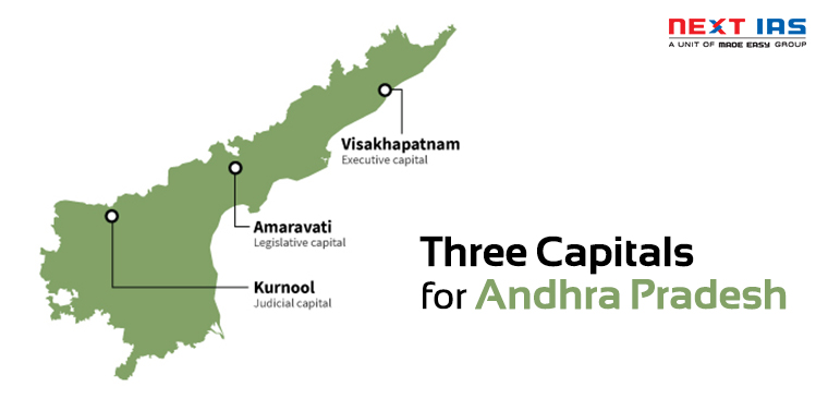 From Amravati To Vizag : Andhra Pradesh's Tryst With Capitals 87 Three Capitals for Andhra Pradesh - NEXT IAS - Current Affairs Blog