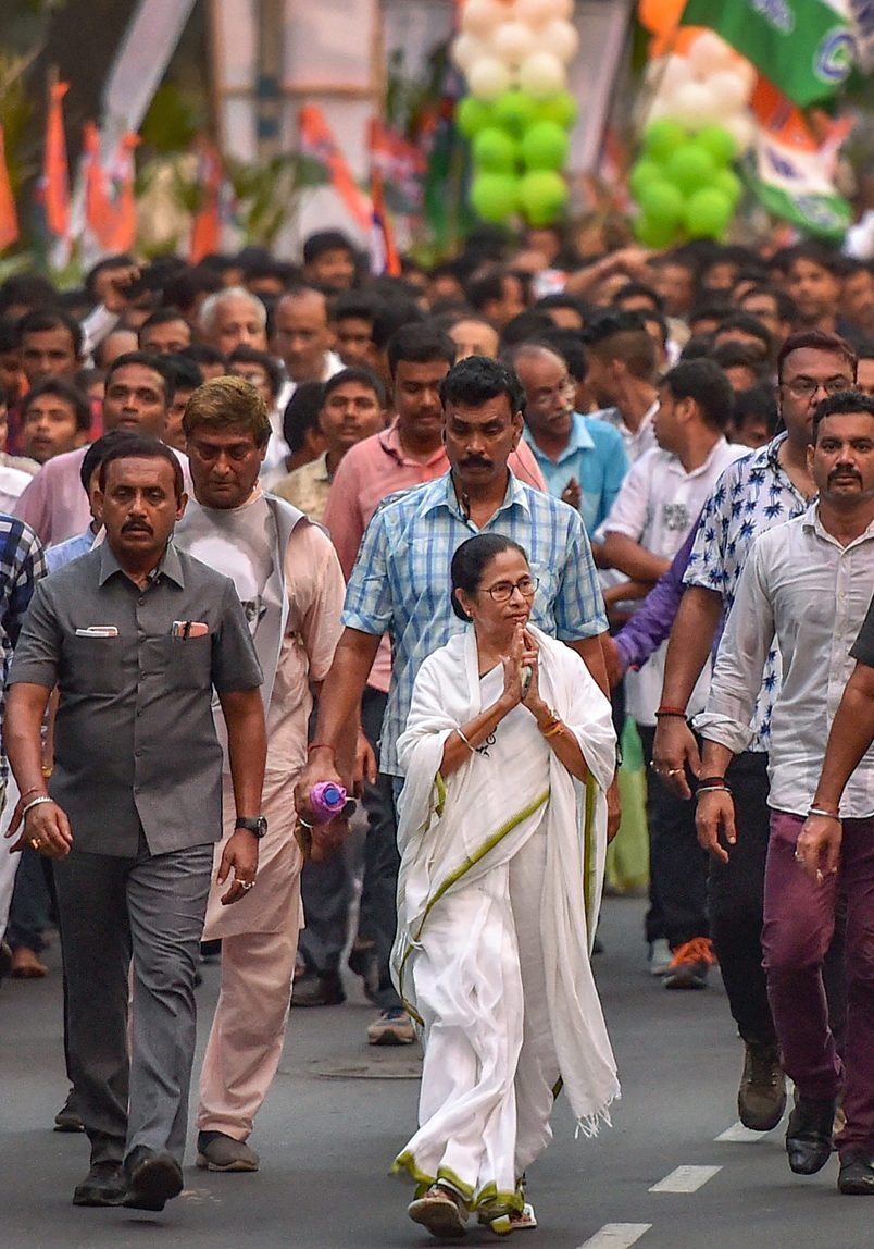International Women’s Day: Two states, two ways 89 Mamata Banerjee in a protest rally edited