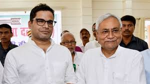 Prashant Kishore with Nitish Kumar Image Source Money Control