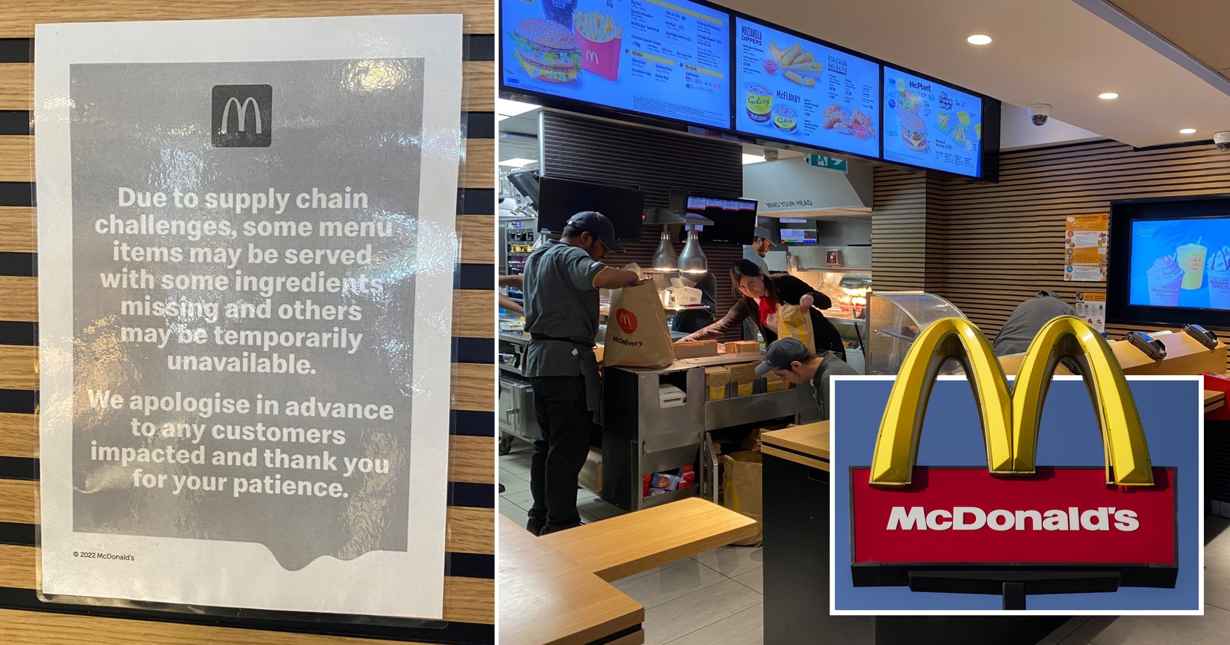 McDonald’s: Knocks Off Tomato From The Burger, Netizens Are Not ‘Lovin' It 87 Warning of more supply shortages at McDonald's | UK News | Metro News