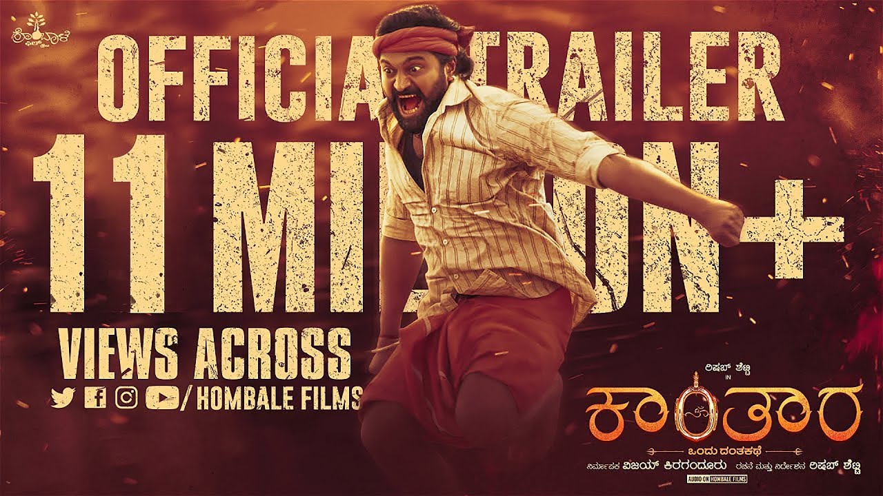 Kantara Surpasses Bahubali-2 To Score The Highest Collection In The Fifth Weekend By 55% 89 Kantara Official Trailer Rishab Shetty Vijay Kiragandur