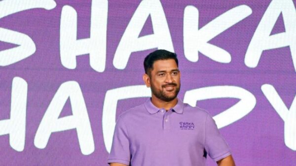 MS Dhoni at launch of Shaka Harry