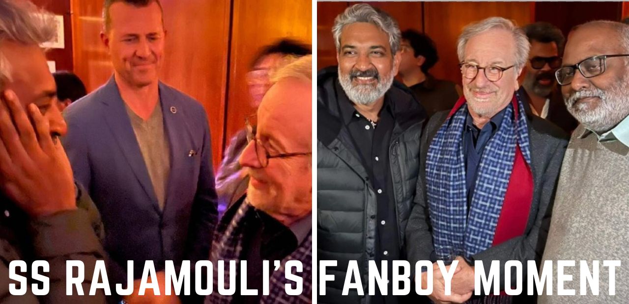 SS Rajamouli. Steven Spielberg and MM Keeravani