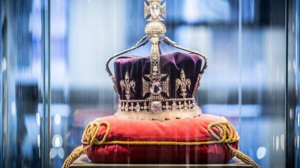 Crown of the Queen Mother replica at Royal Coster Diamonds exhibition