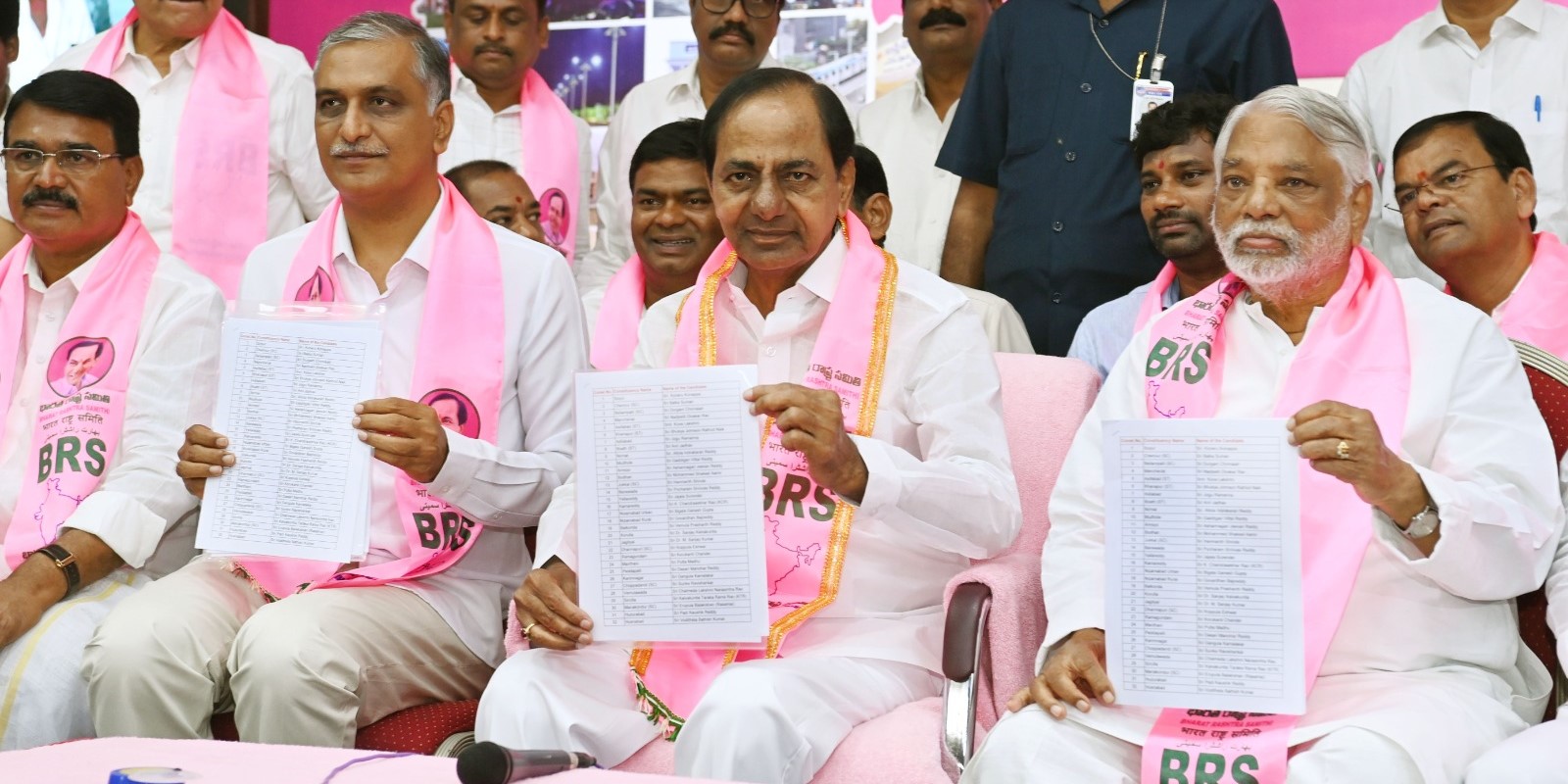 Telangana's Poster War: Indian Youth Congress Accuses Chief Minister Of Corruption 88 Telangana Assembly polls: KCR announces BRS candidates for 115 of 119 seats; just 9 MLAs replaced -