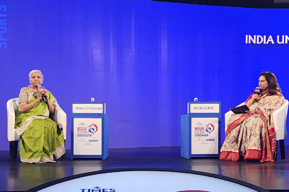"The Mother of Democracy" in Peril 141 Did Times Now's Navika slyly corner Nirmala Sitharaman? - THE NEW INDIAN